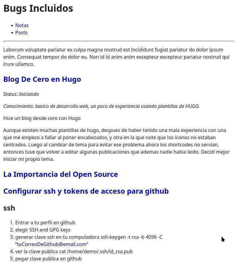 pantallazo del blog